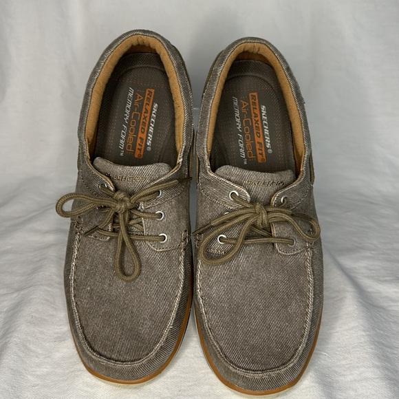 Sketchers Boat Shoes Loafers Relaxed Fit Air Cooled Memory Foam Men’s - Picture 3 of 5